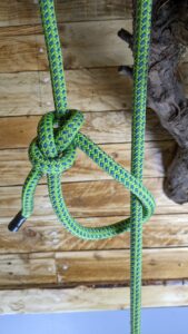 Running bowline front view