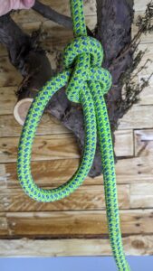 bowline knot rear view